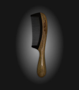 Sandalwood & Horn Fine Tooth Comb